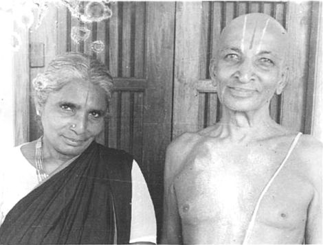 krishnamacharya with his wife